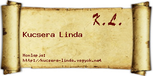 Kucsera Linda névjegykártya